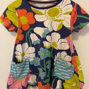 Mini Boden Floral Tunic Size 3-4Y